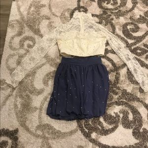 2 piece lyrical costume